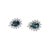 Orecchini Cianfrone Gioielli Donna in Oro Zaffiro 0.77 Ct OROR-42-198 - OROR-42-198